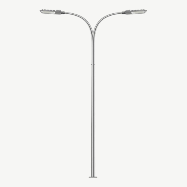 डबल आर्म स्ट्रीट लाइट पोल